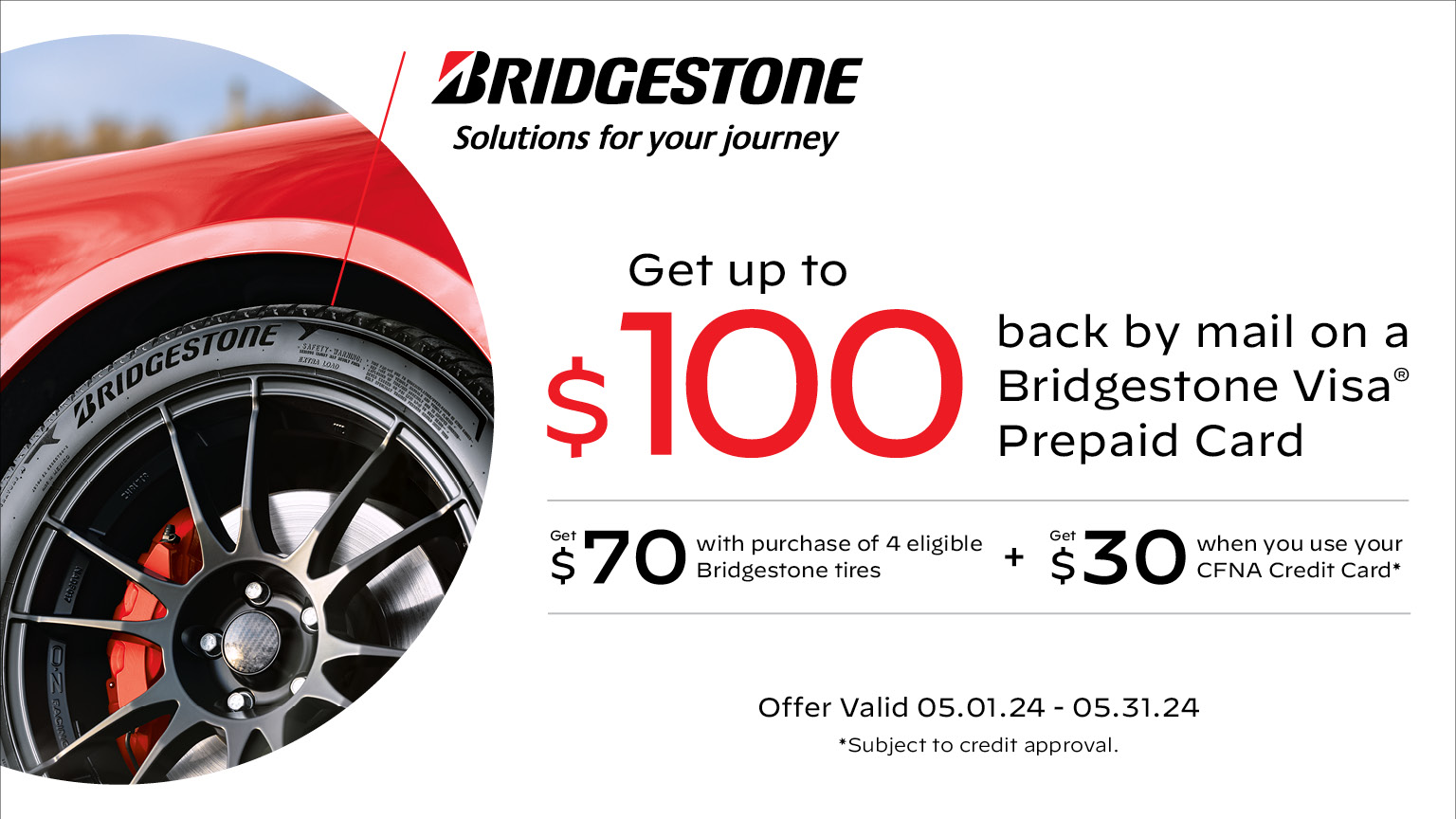 May Bridgestone Promotion