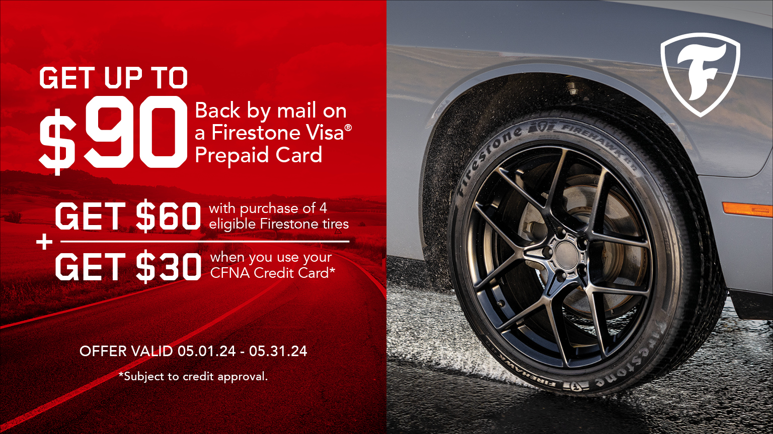 May Firestone Promotion